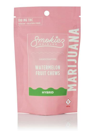 Fruit Chews | Smokiez Sweet Watermelon 100mg (10pk)