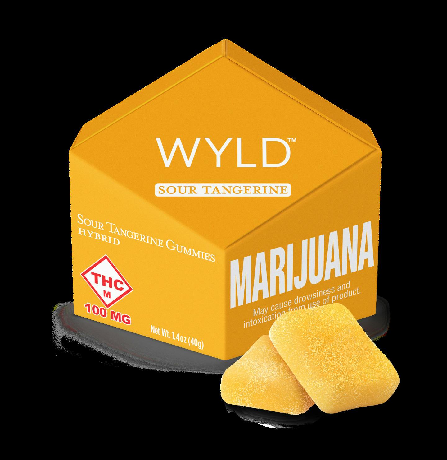 Gummies | Wyld Sour Tangerine 10pk