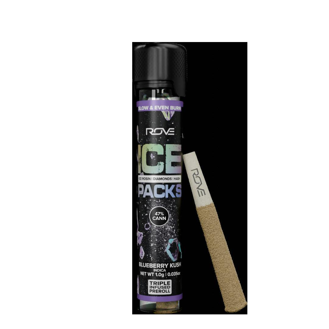 Ice Rosin Infused Pre-Roll 1g | Rove Kiwi Kush