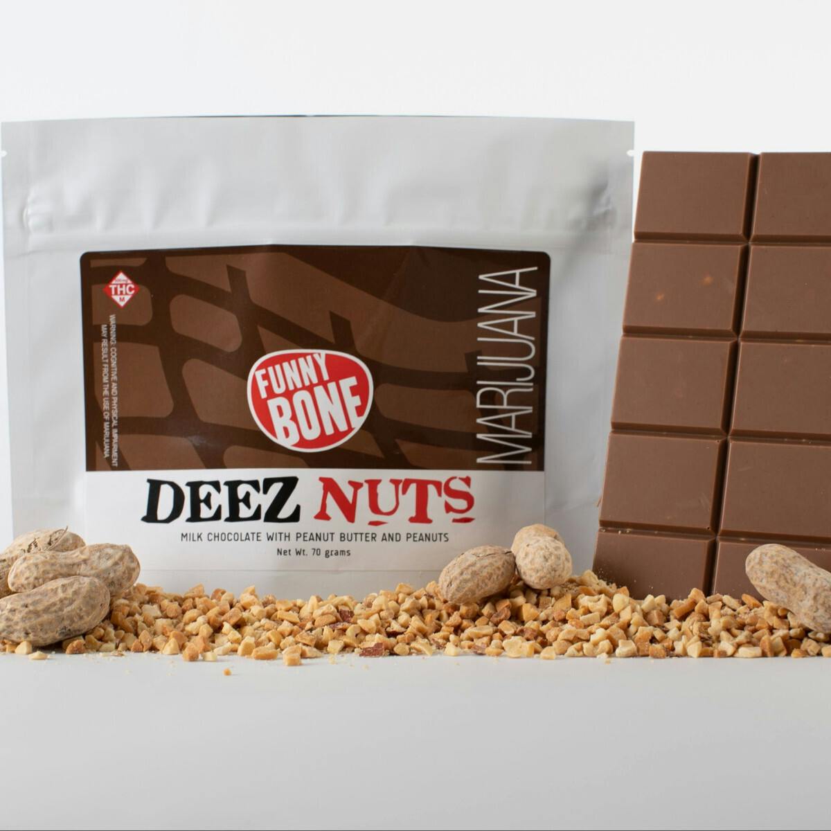Chocolate Bar | Funny Bone Deeze Nuts 500mg