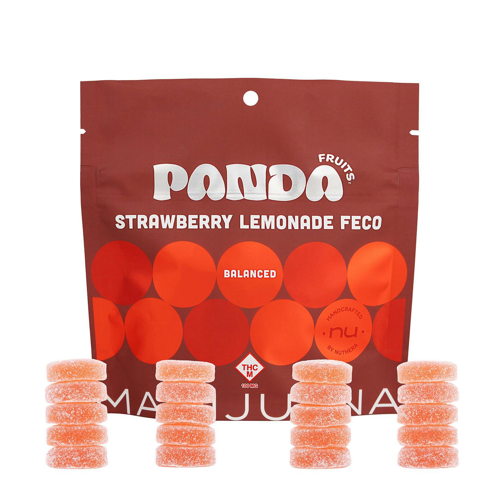 FECO Gummies 20pk | Panda Strawberry Lemonade