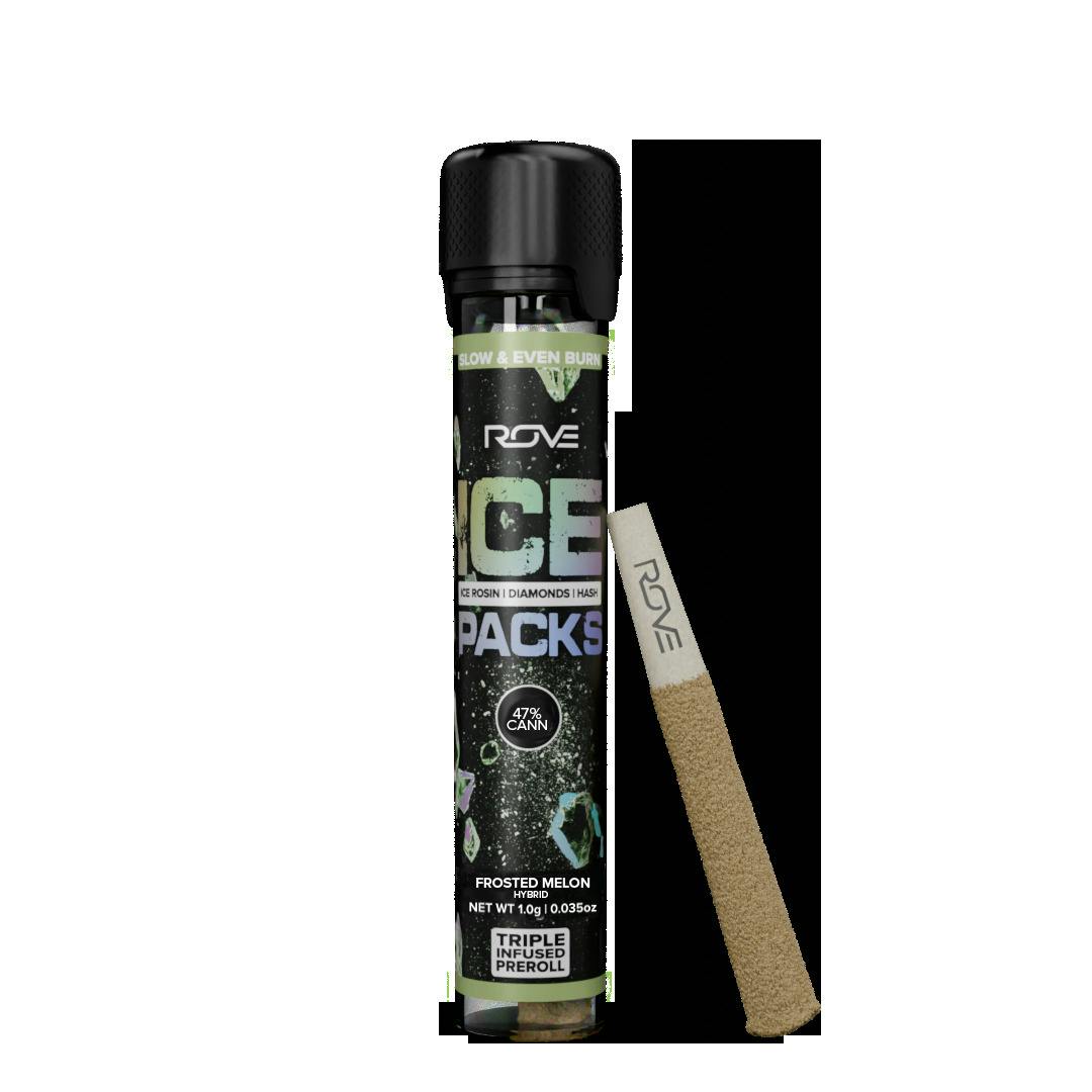 Ice Rosin Infused Pre-Roll 1g | Rove Frosted Melon