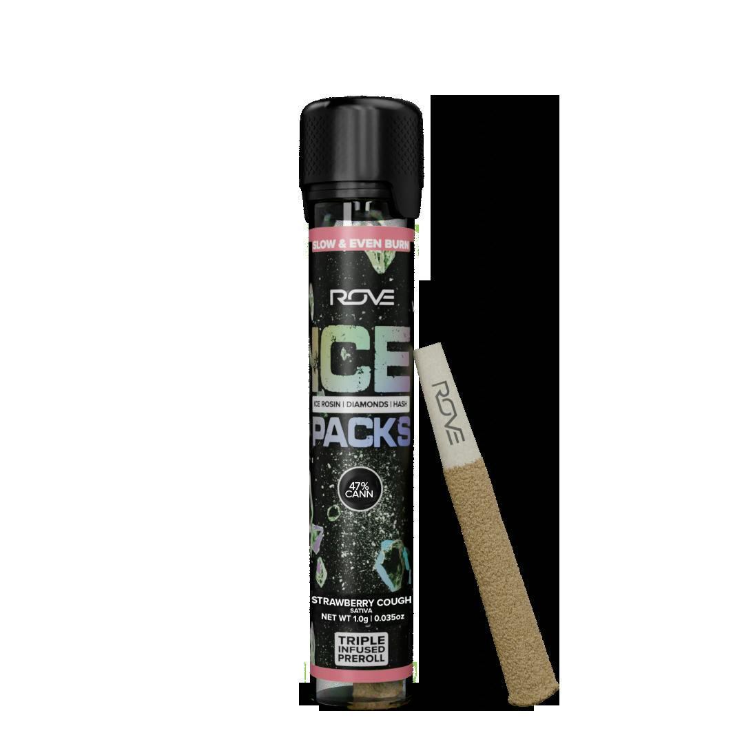 Ice Rosin Infused Pre-Roll 1g | Rove Strawberry Cough