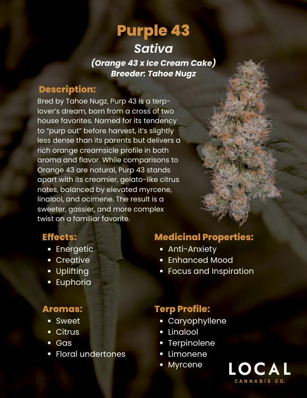 Popcorn 7g | Local Cannabis Co Purple 43