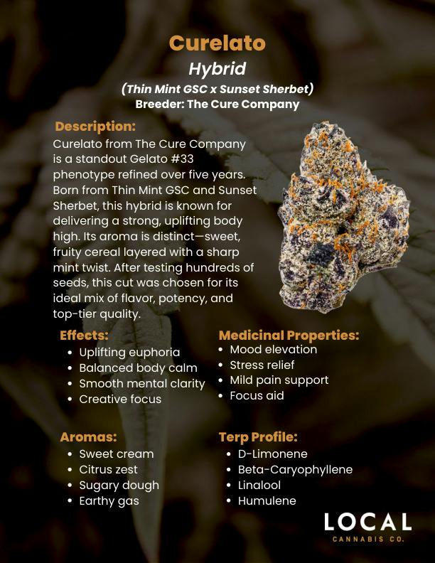 Live Rosin Disposable 0.5g | Local Cannabis Co. Curelato