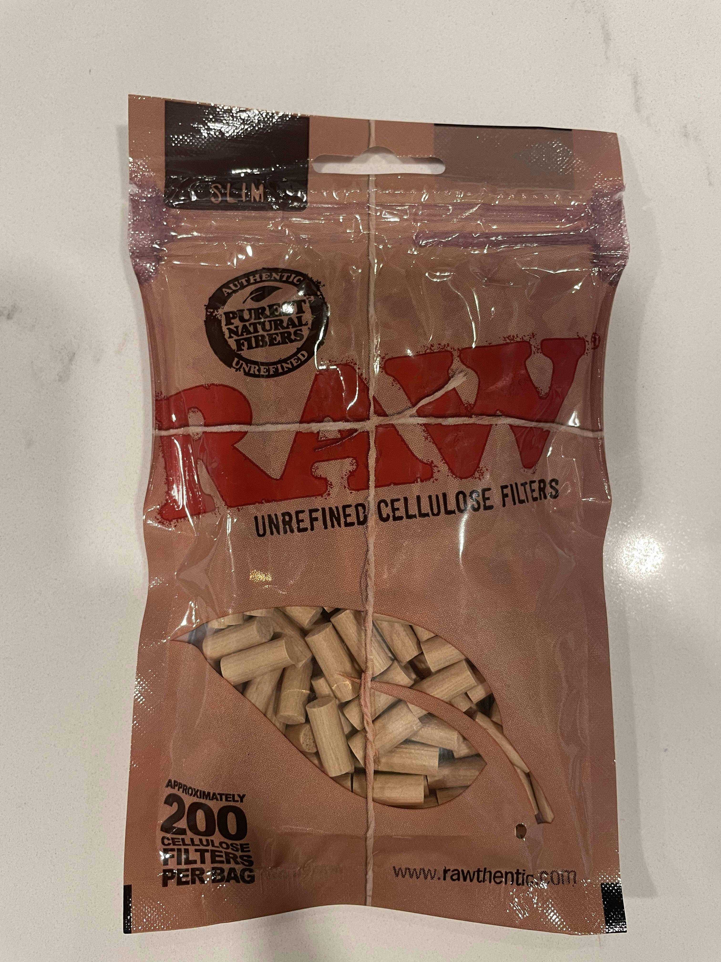 Raw Filters - Cellulose Filters - 200pcs