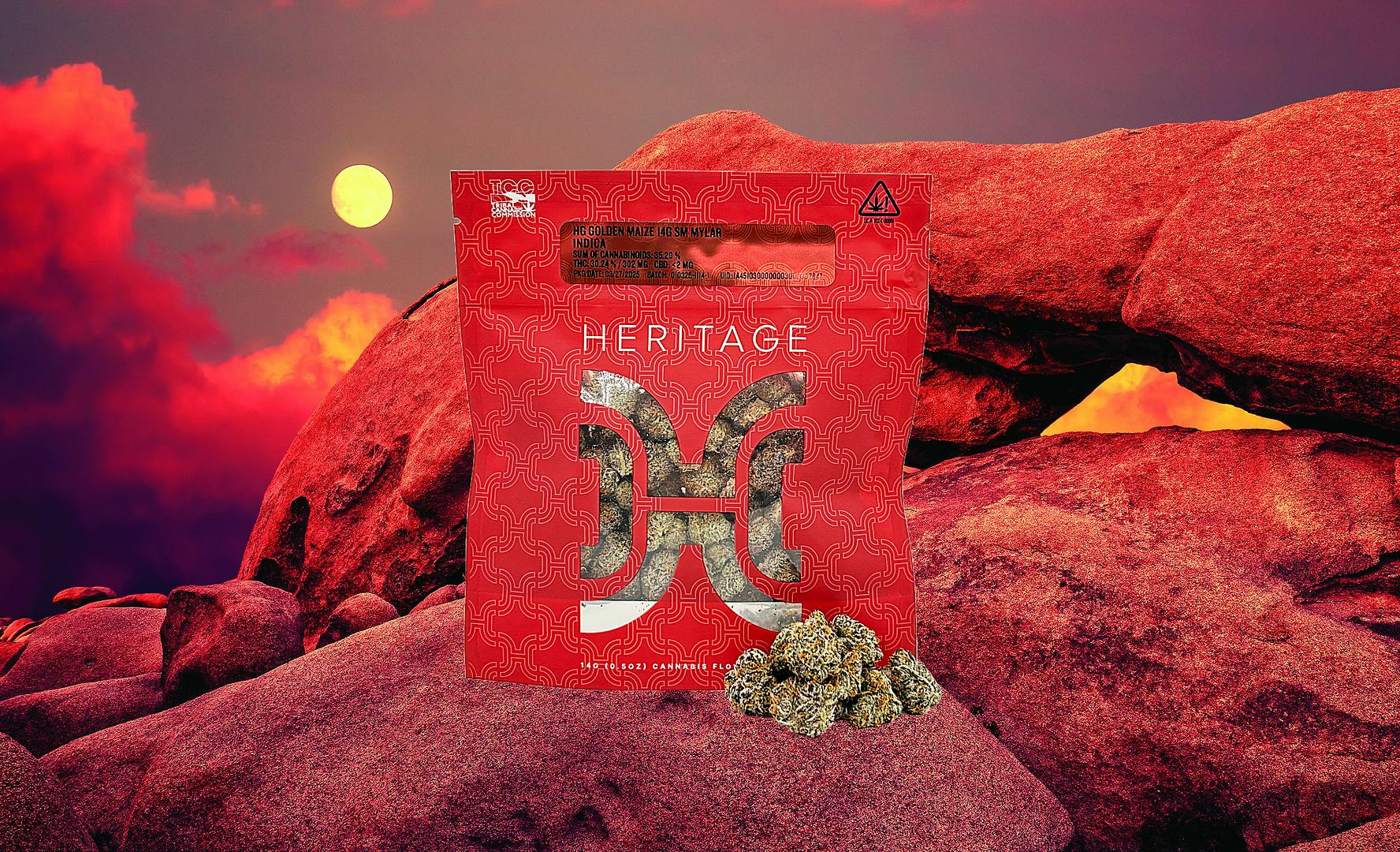 Heritage Golden Maize: Small Mylar