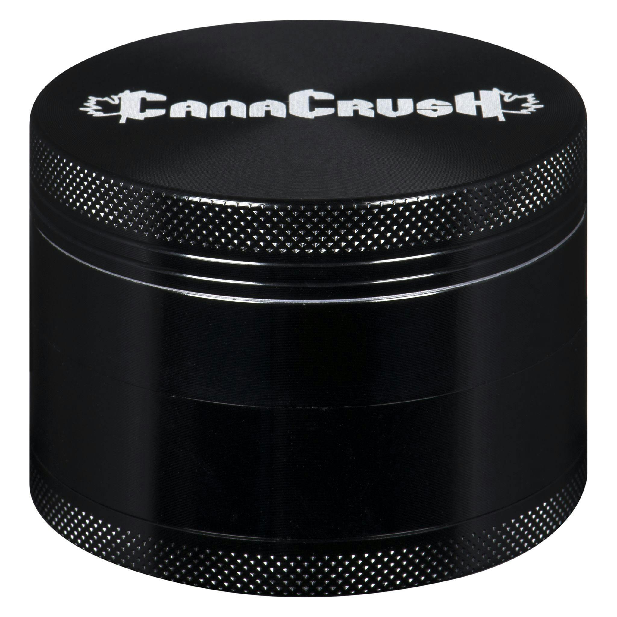 CannaCrush - 4-Piece 2.5" Grinder - Black (2020)