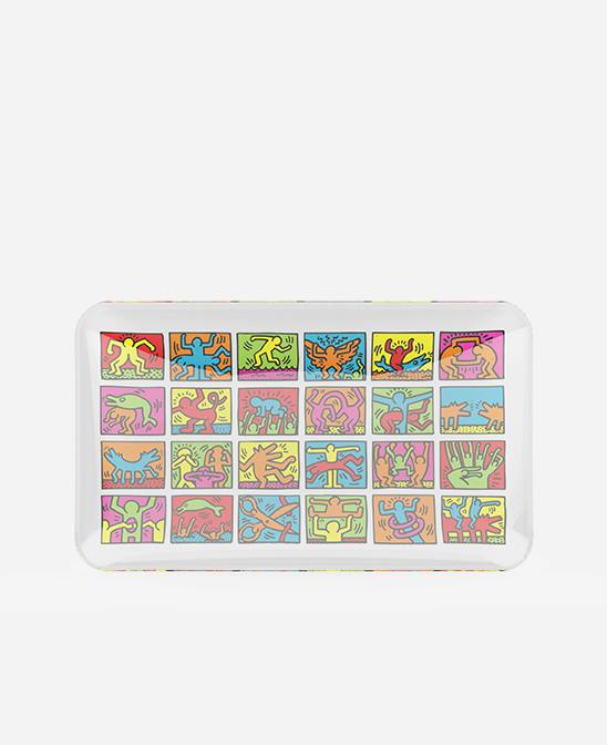 K. Harin - Glass Tray Multi Colored