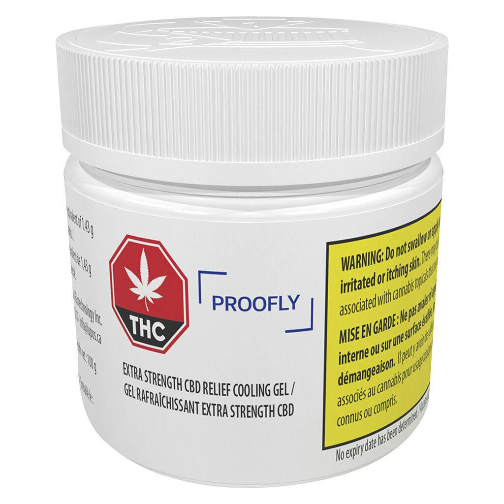Proofly - ExtraStrength CBD Relief Cooling Gel - Sativa - 100G
