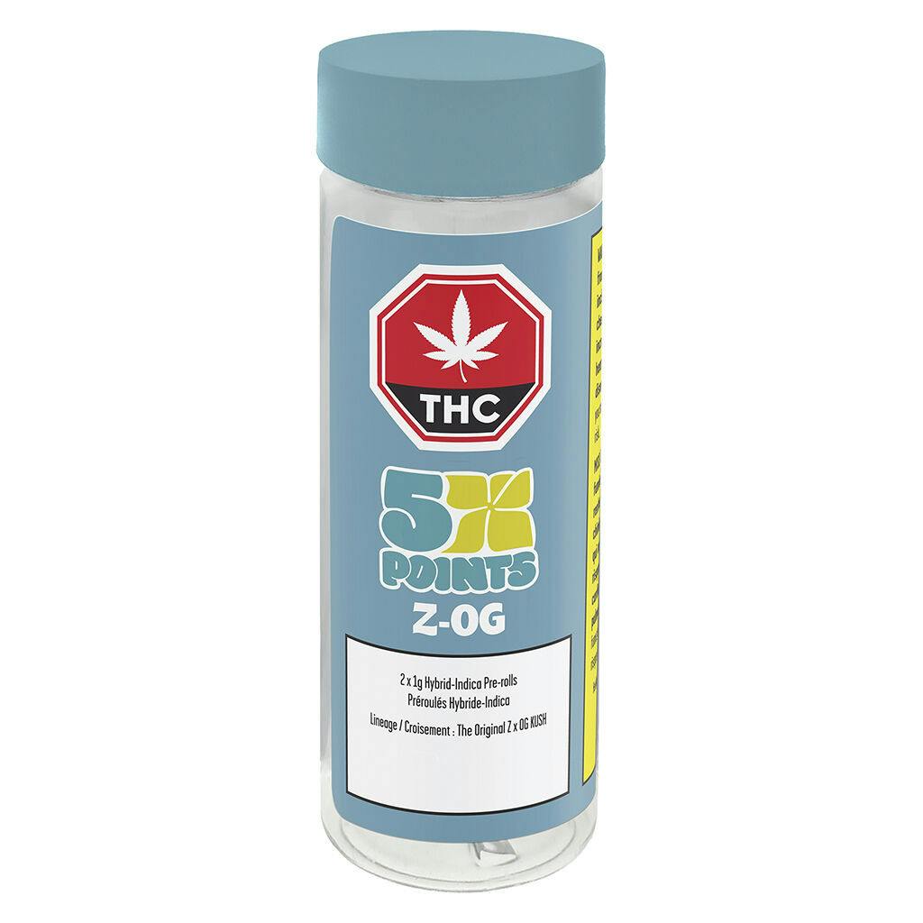 5 Points Cannabis - Z-OG Pre-Roll - Hybrid - 10x0.35g