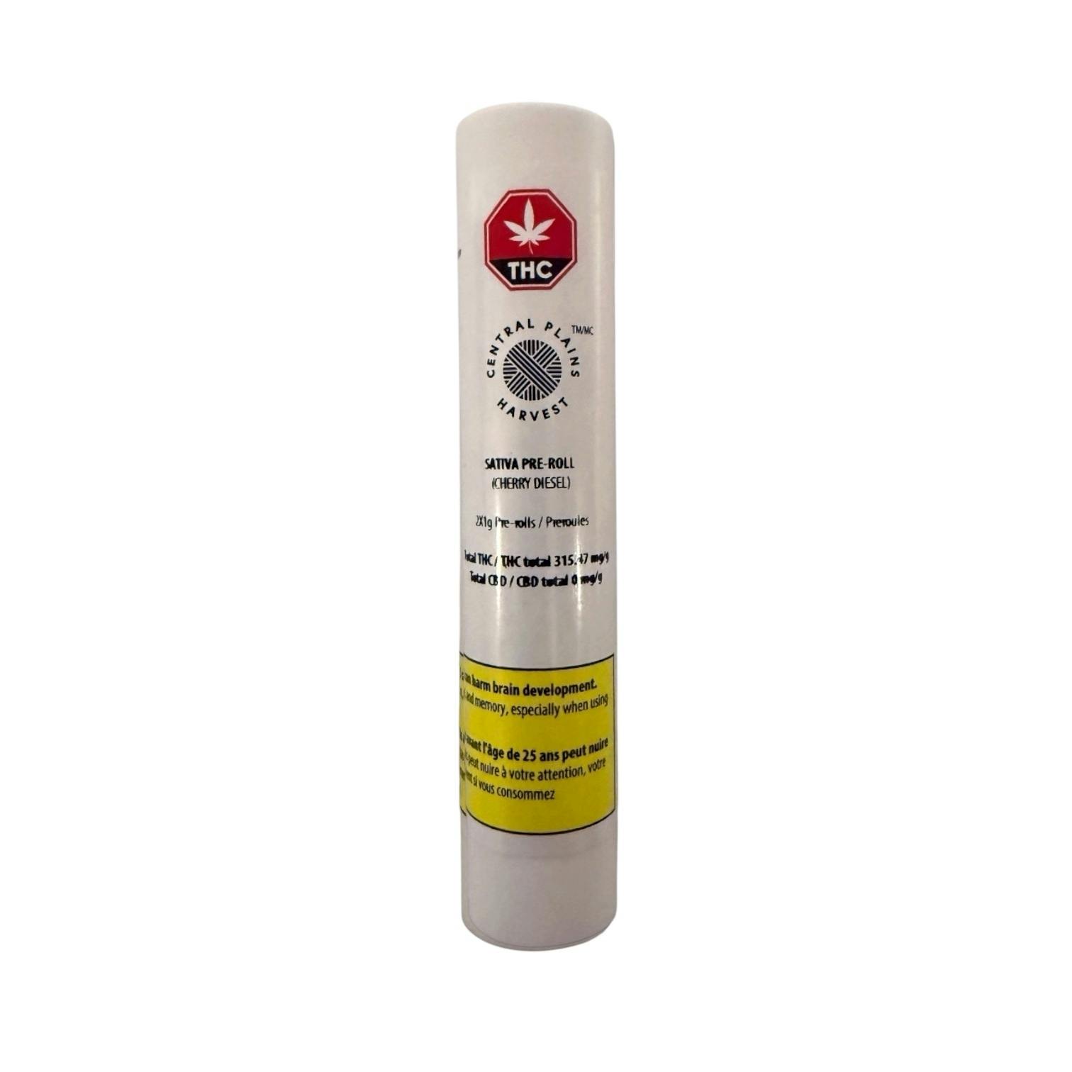 Central Plains Harvest - Sativa Pre-Roll - 2x1G