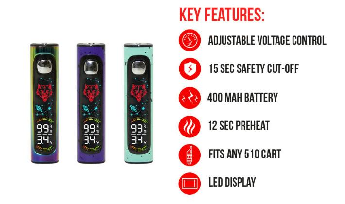 Wulf Pro Digit Variable Battery
