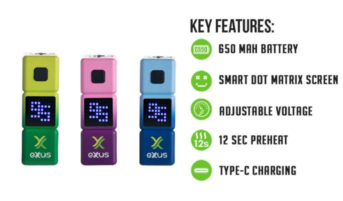 Exxus Stax 510 Variable Voltage Battery