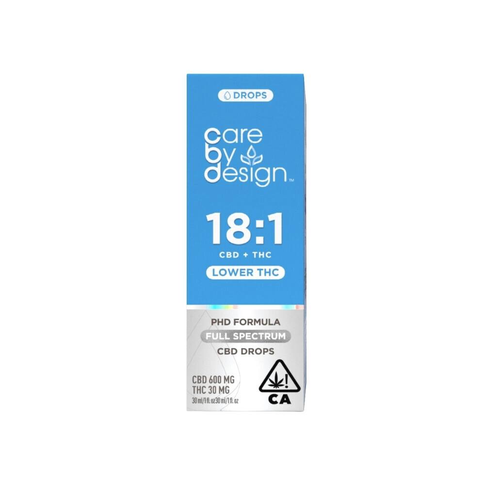 18:1 CBD Drops Care By Design 15 ml