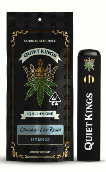 Quiet Kings White Kush 1g AIO Live Resin