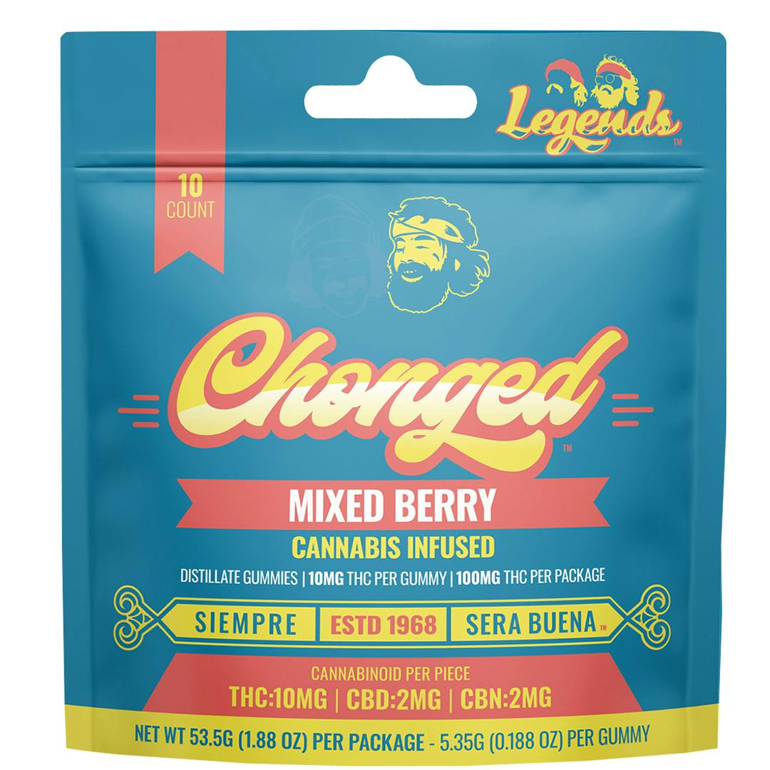 Chonged Gummies 100 MG Mixed Berry 10:2:2