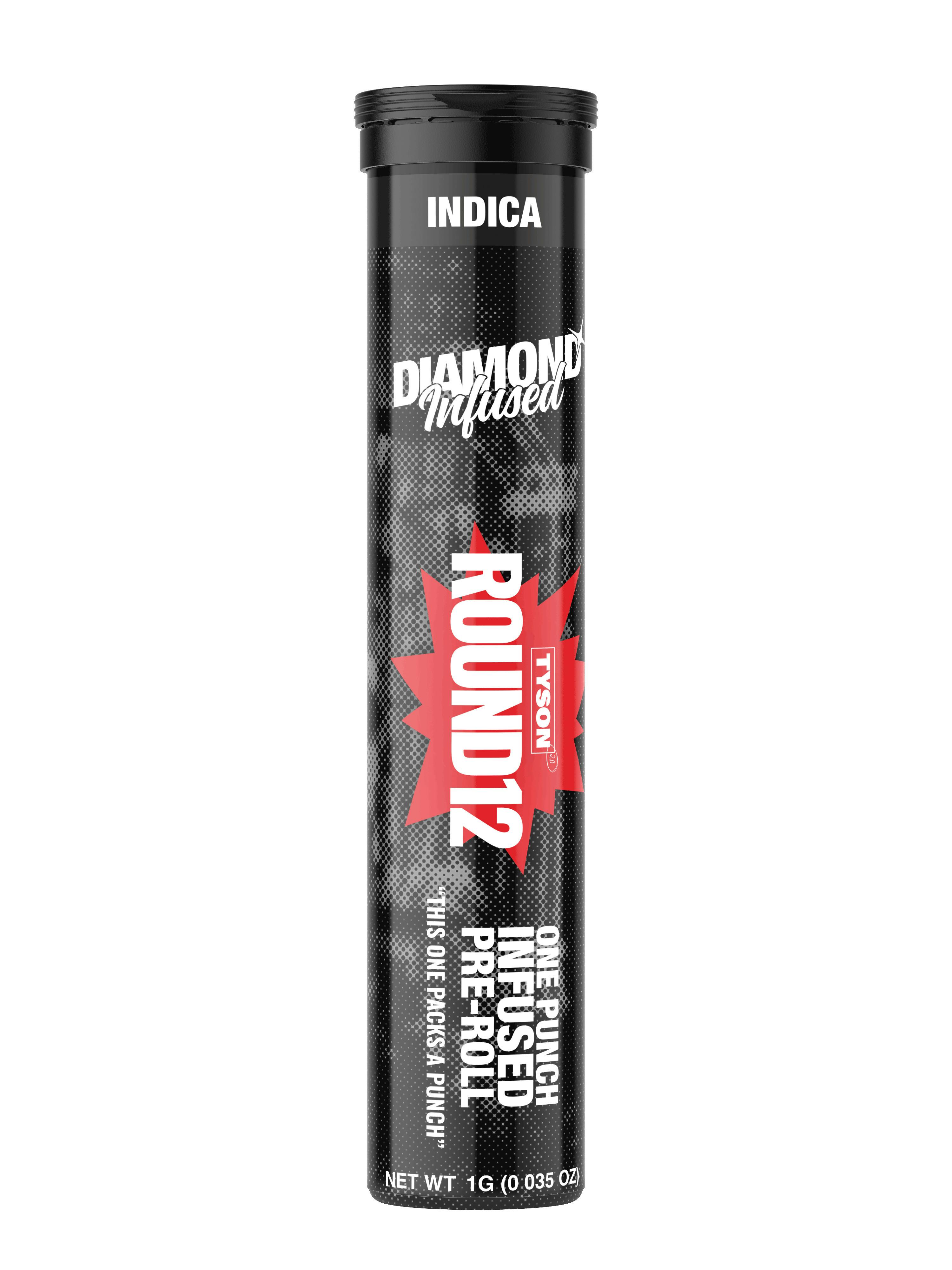 Tyson Round 12 Infused Preroll 1g Indica