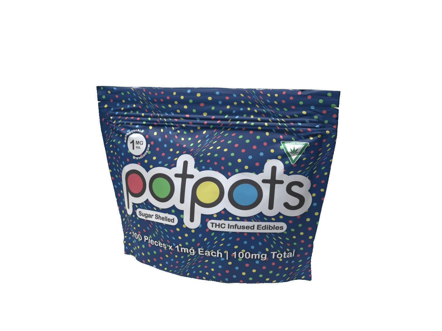 Potpots 100 MG Dark Chocolate Pieces