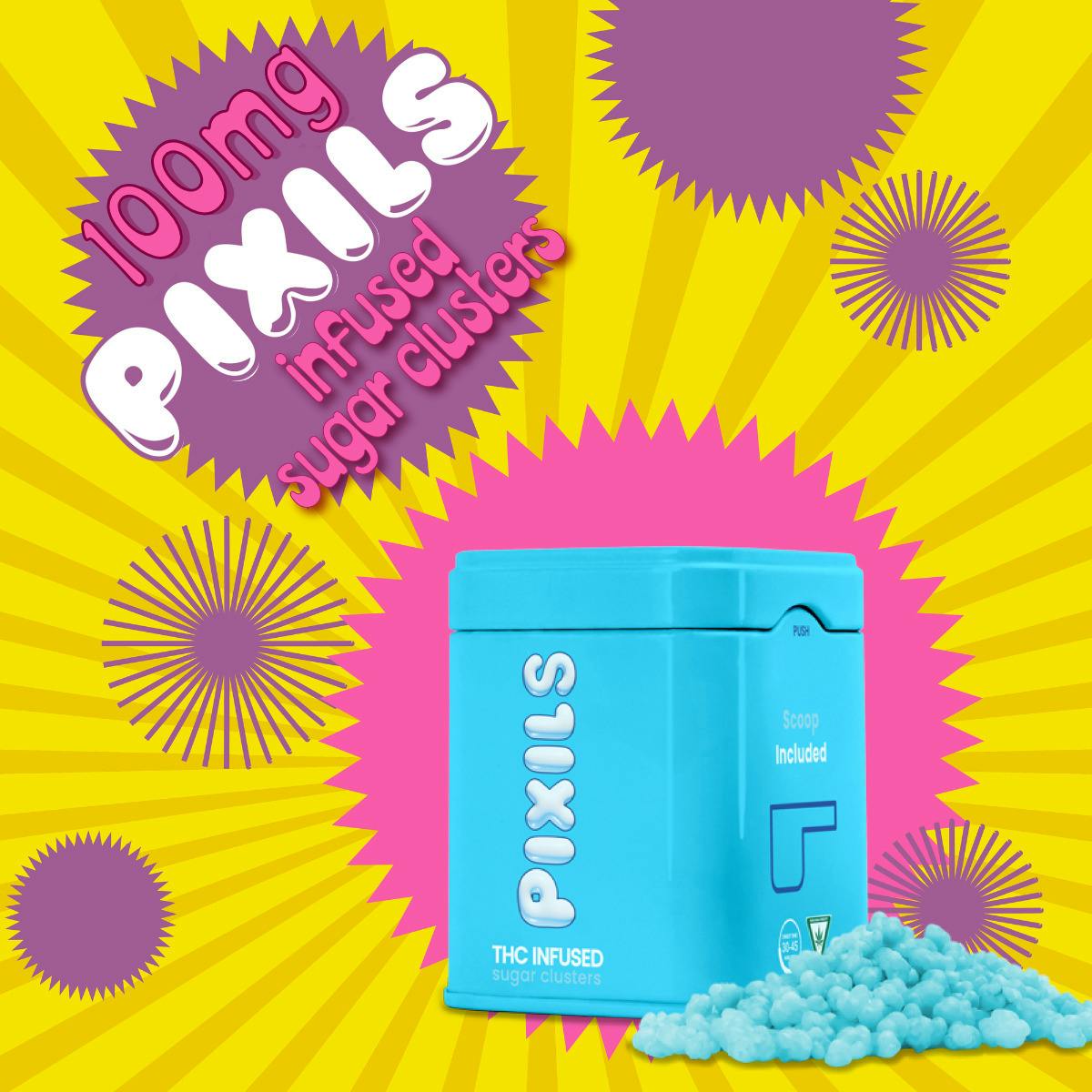 PIXILS Sugar Clusters 100 MG Blue Raspberry