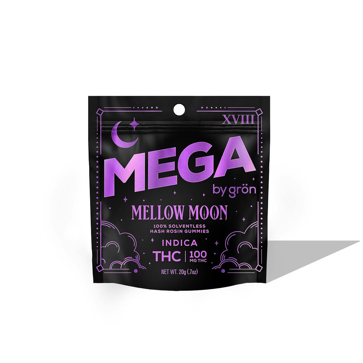 Gron Mega Pearl Rosin Gummy 100 MG Mellow Moon