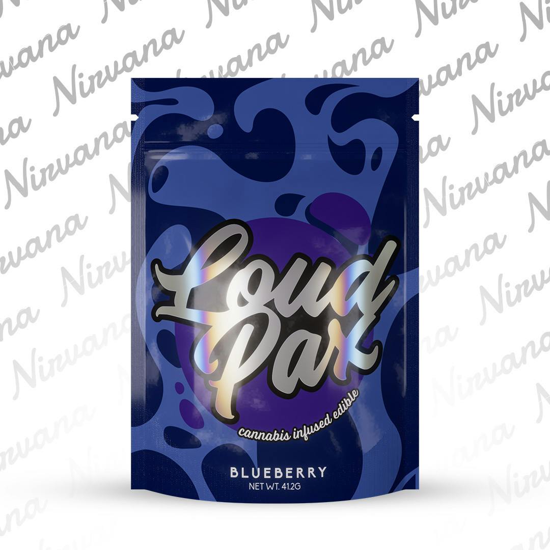 Loudpax - Blueberry - 200mg Hash Rosin Gummies (4x50mg)