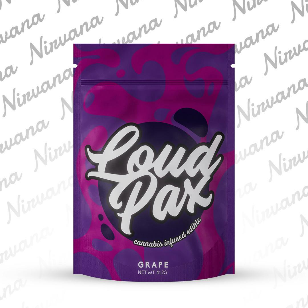 Loudpax - Grape - 200mg Hash Rosin Gummies (4x50mg)