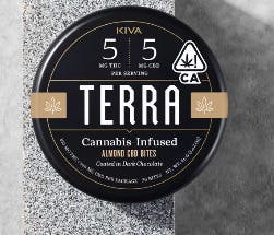 Terra Bites - Almond CBD 1:1 - 100mg (20x5mg)
