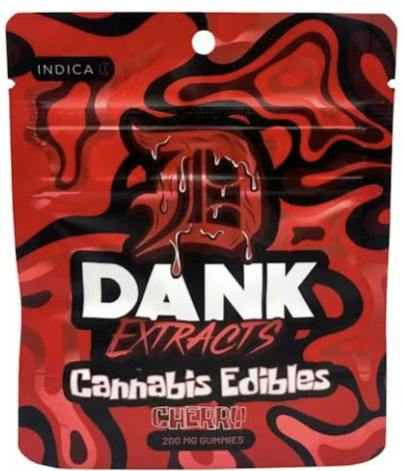 Dank Extracts - Cherry - 200mg Gummies (4x50mg)