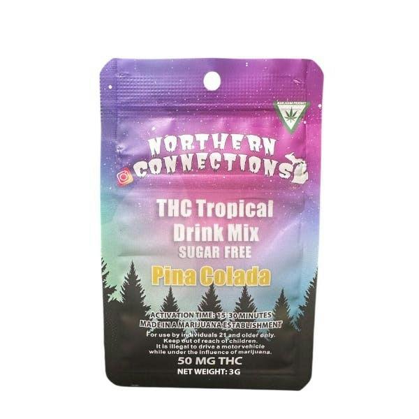 Northern Connections - Pina Colada - 50mg THC Sugar Free Drink Mix