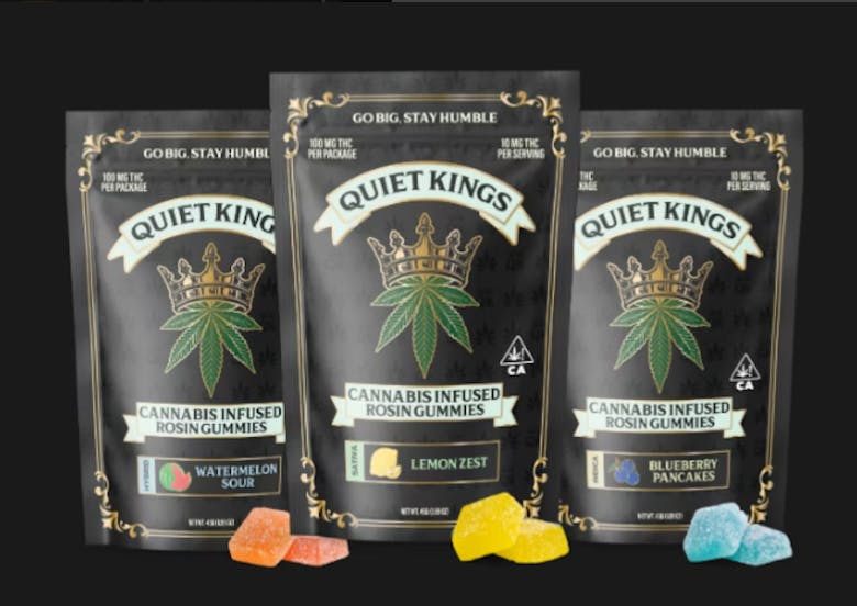 Strawberry Lemonade - 100mg Cannabis Infused Gummies (Quiet Kings)