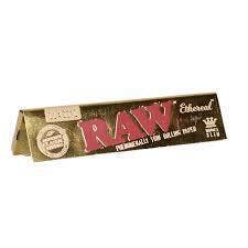 RAW (Black) King Size Papers - Organic Hemp