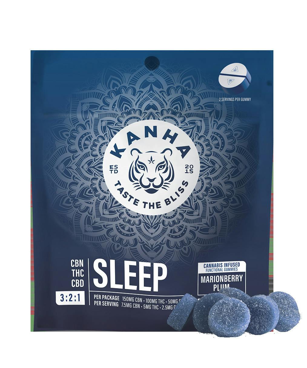 Dream (Moonlight Berry) Sugar-Free Nano Gummies - 1:1:1 CBN:THC:CBD - 100mg THC - 20 Servings cannabis product