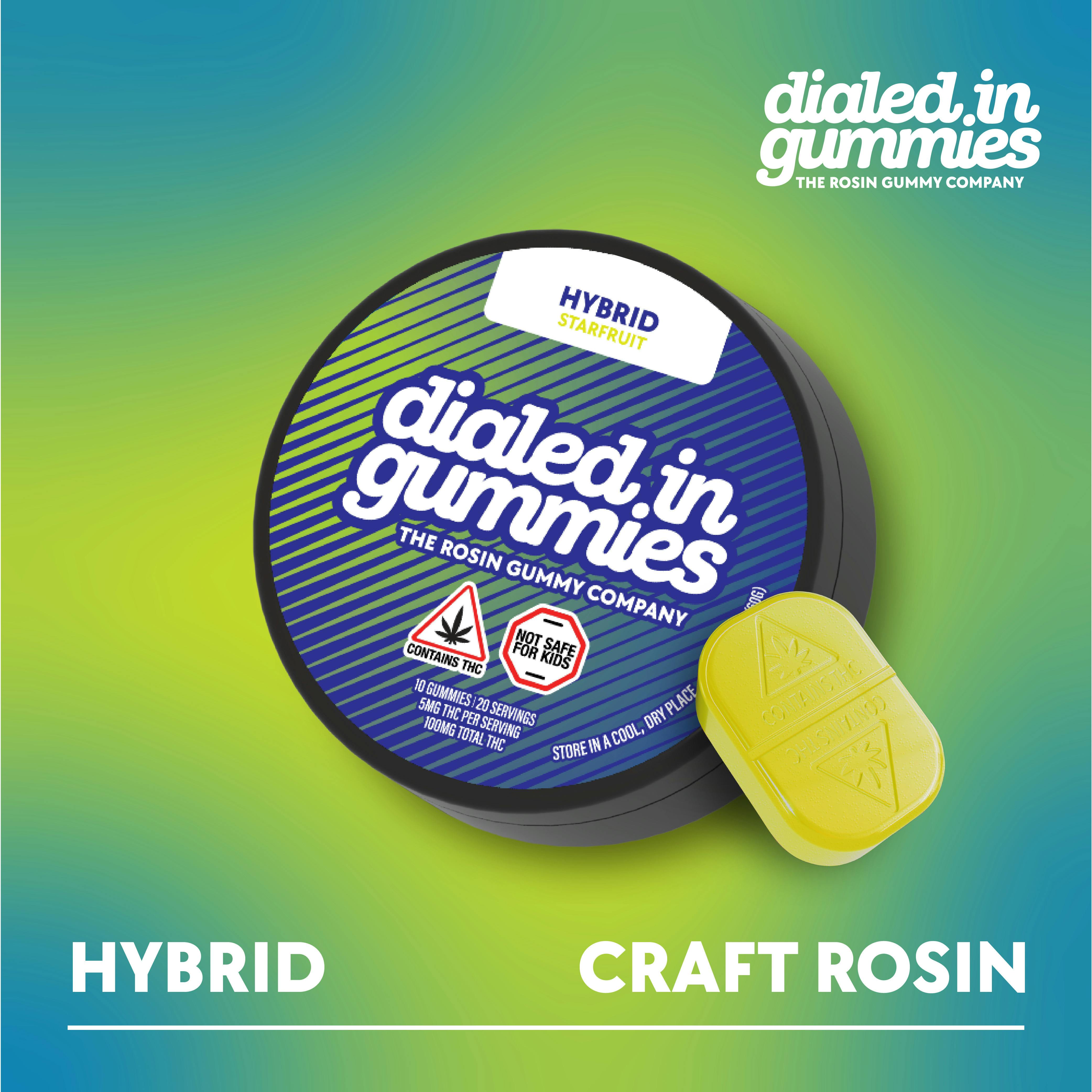 Starfruit Gummies (Rosin) - 100mg THC - 20 servings cannabis product