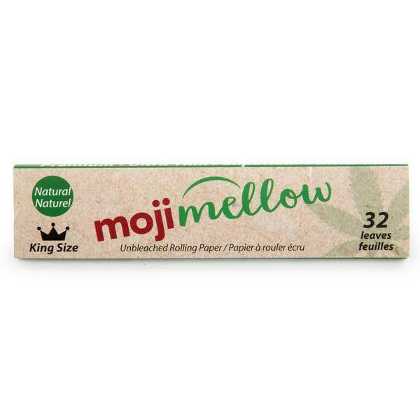 Moji Mellow - King Size Rolling Papers Unbleached (32 sheets/ pack)