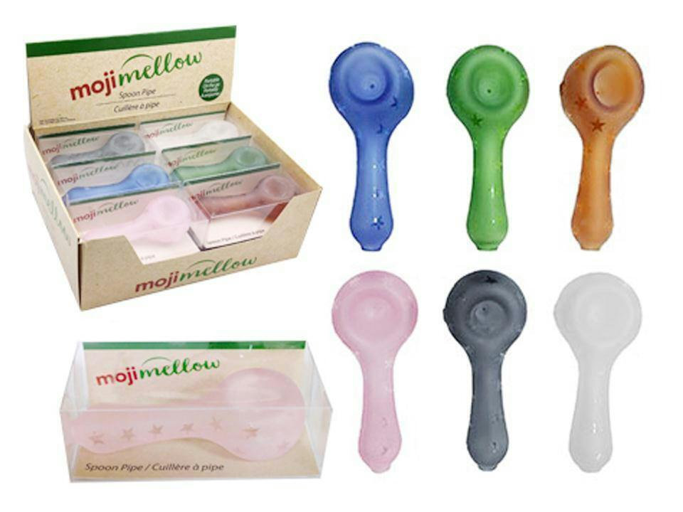 Moji Mellow - 4" Spoon Pipe Star Pattern