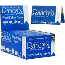 Randy's - 1 1/4" Wired Rolling Papers (24 sheets/pack)