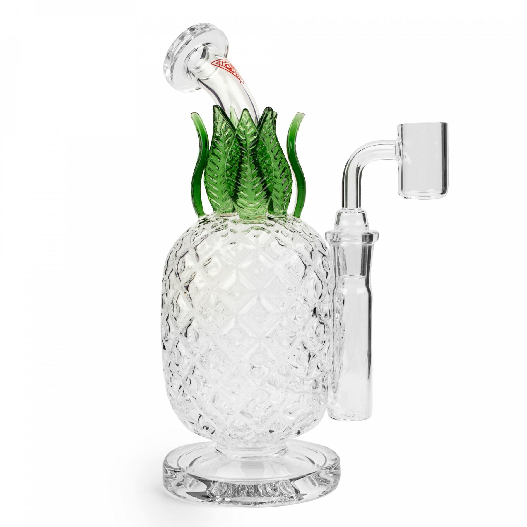 Red Eye Glass - 8.5" Pineapple Concentrate Rig (Green)