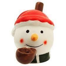 Snowman Ceramic Pipe