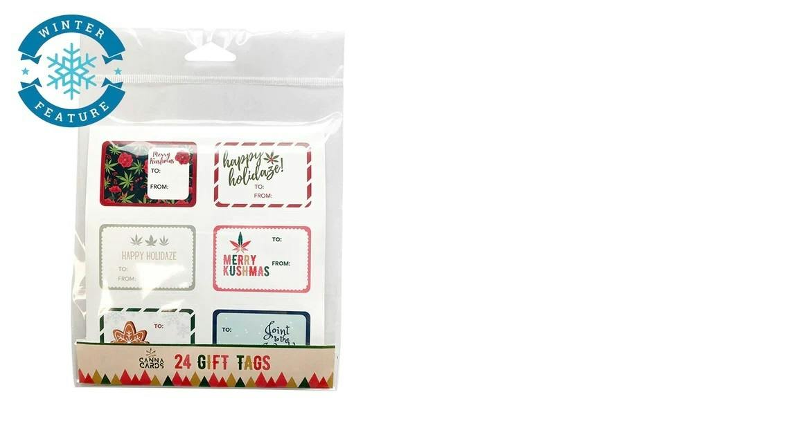 Canna Cards - 24 Gift Tags
