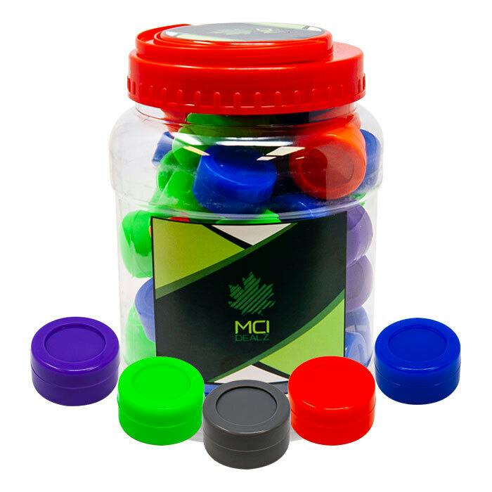 MCI Silicone Container 38mm Assorted Colors