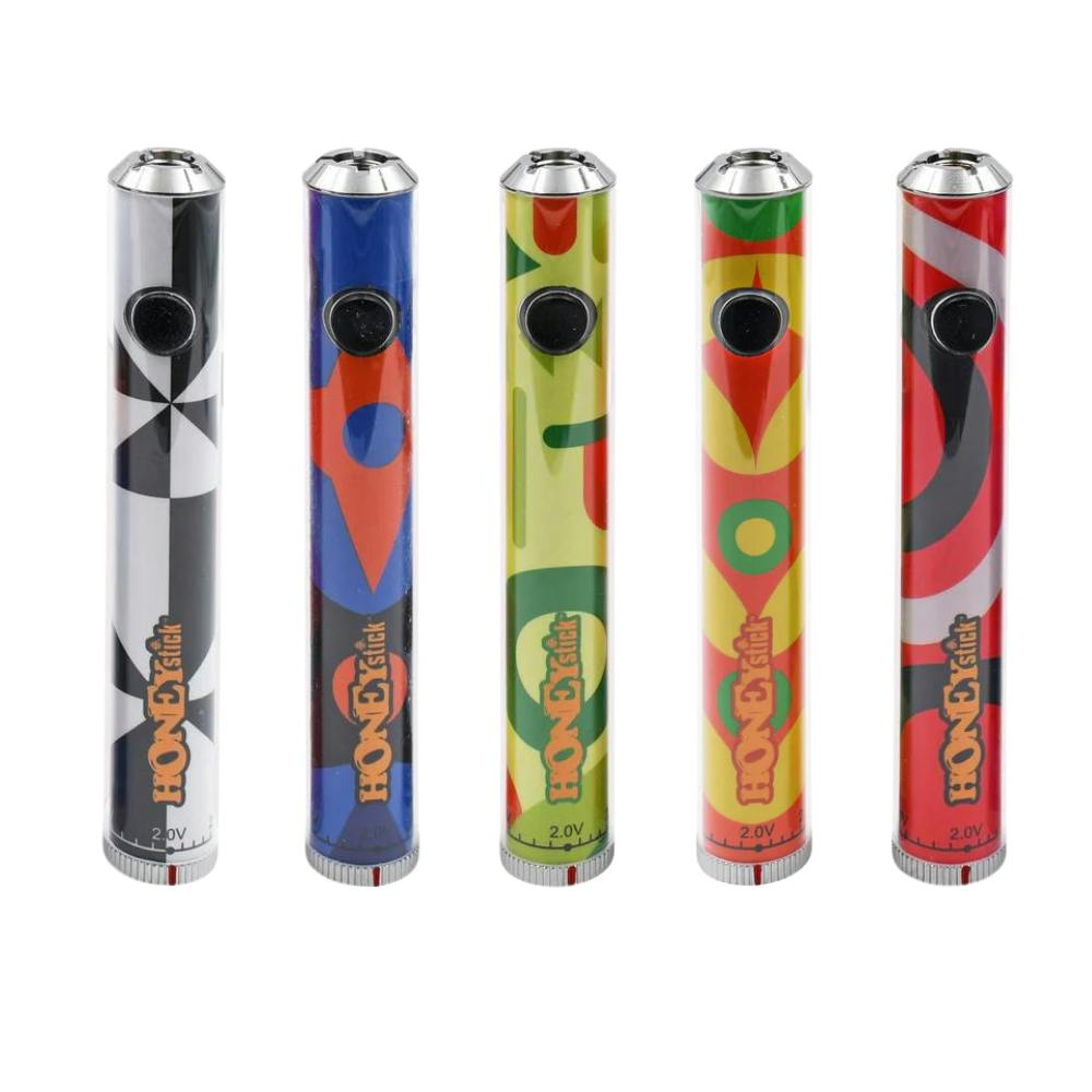 HoneyStick - 510 Twist Cartridge Battery - Push-Button and AutoDraw Action