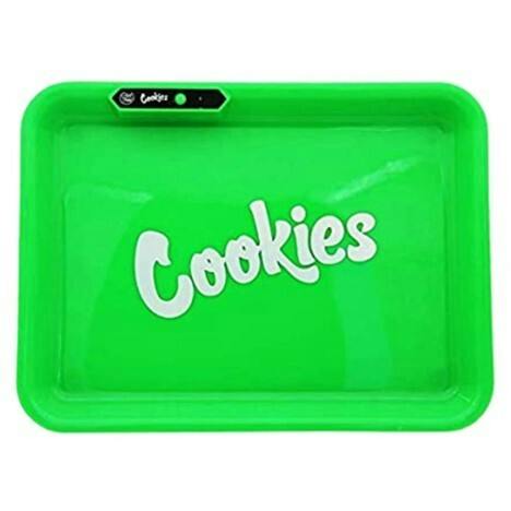 Cookies - LED Glowing Rolling Tray (Lime)