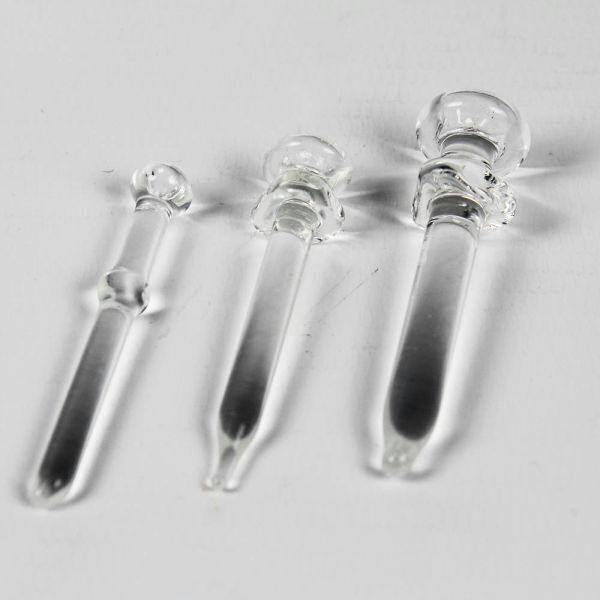 Assorted Glass Dab Nails (Clear)