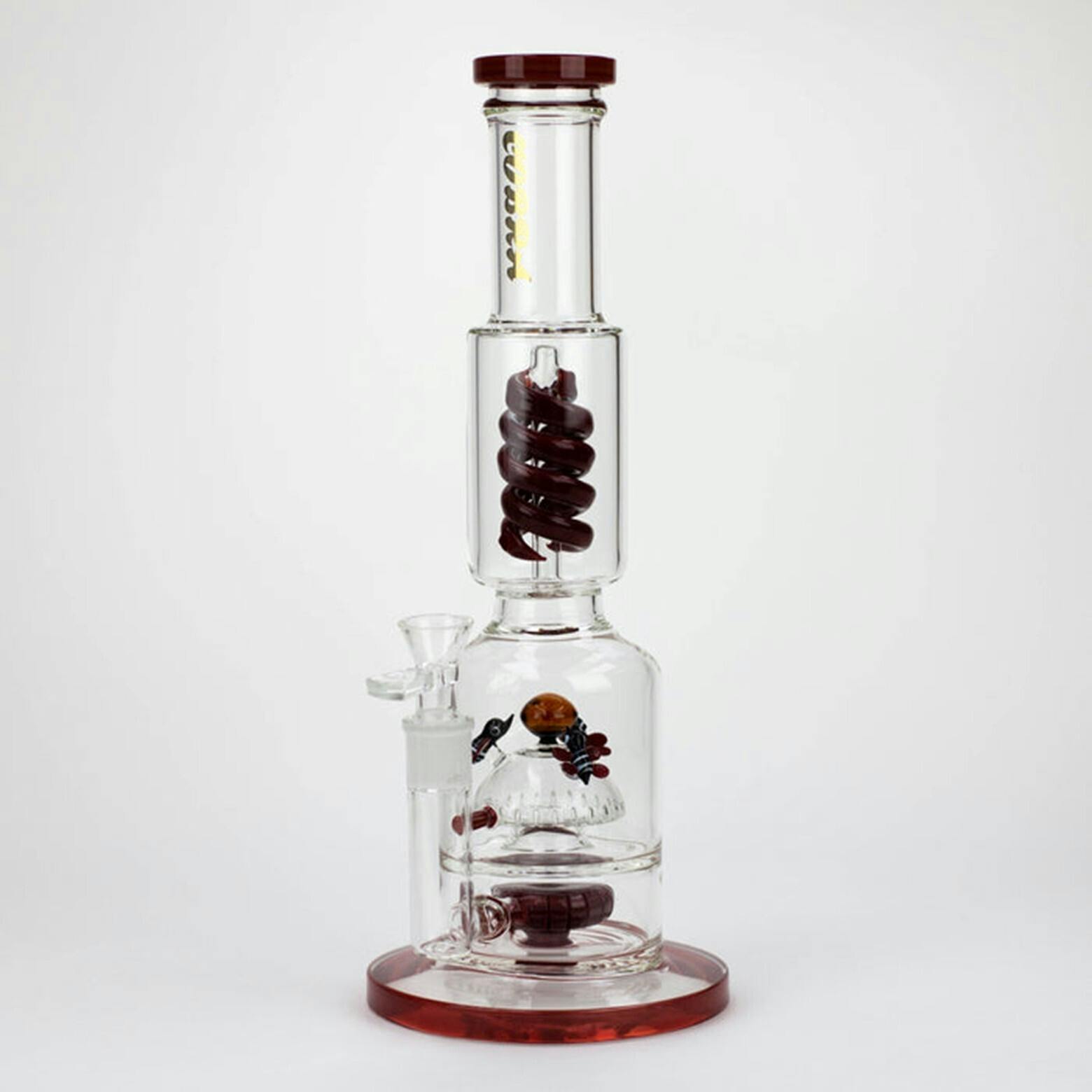 Cobra - 15" Snake Bong (Red)
