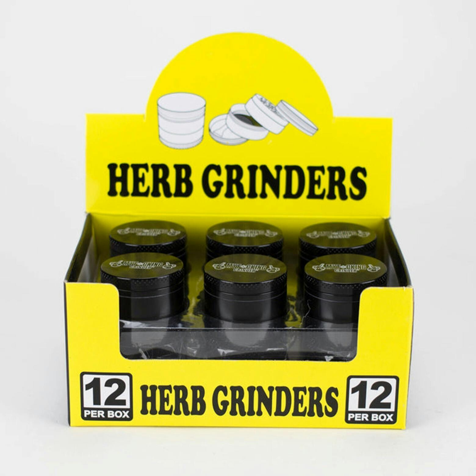 40mm MF Design 4 Layers Zinc Grinder (Black)