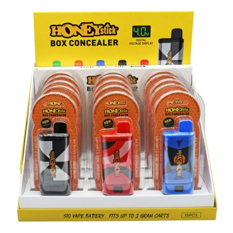 Honeystick - 510 Battery Box Clear Concealer