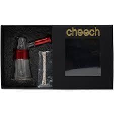 Cheech - 5" Metal Wrapped Glass Lantern Bubbler w/ Perc (Red)