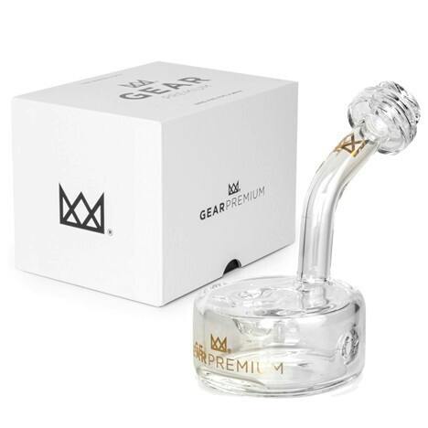 Gear Premium - 4" Logan Puck Hand Pipe (Clear)