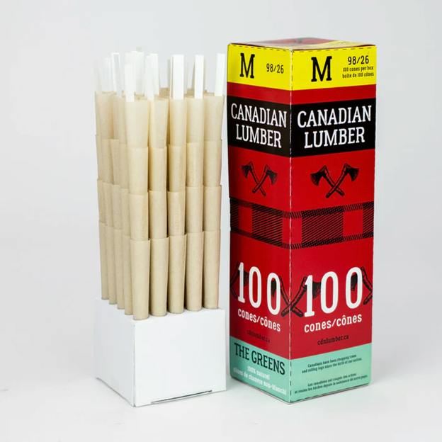 Canadian Lumber Pre-Roll Cone Mini Tower (100 Cones)